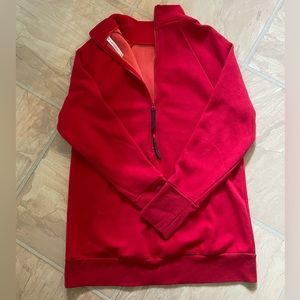 Fabletics Zaylee Funnel Neck Tunic II Pullover Persimmon SZ Large